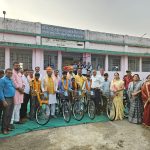 सायकल मिलने से बेटियों को अपने सपने साकार करने में एक नई रफ्तार मिली है-गोपालसिंह इंजीनियर
